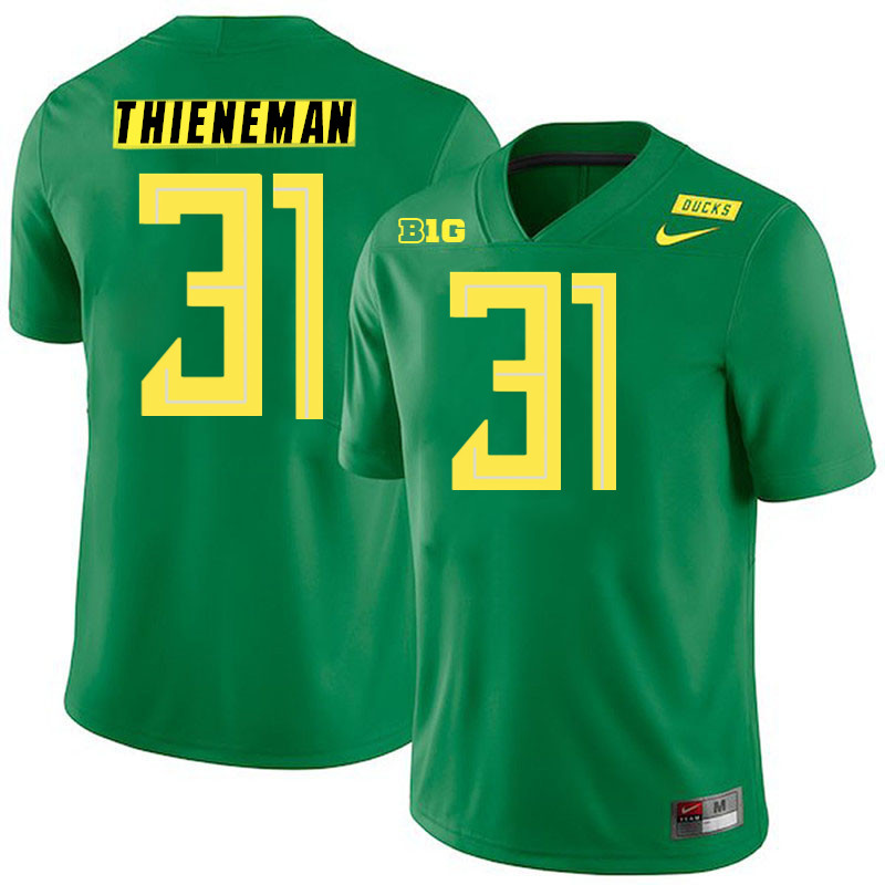 Dillon Thieneman Oregon Jersey,Oregon Ducks Football Uniforms,Jerseys Youth-Alternate Green